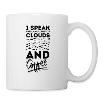 Meteorology pun for meteorologist I see - Mug - white - Right