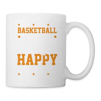 Basketball Happy - Mug - white - Right