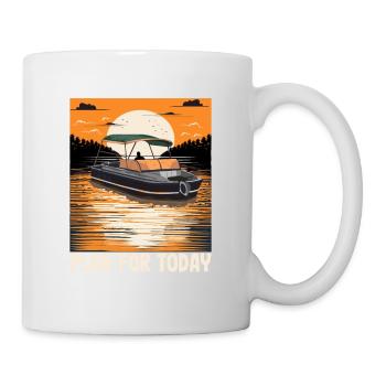 Planifiez pour aujourd’hui La vie en bateau à moteur est meilleure au - Mug blanc - blanc - Droite