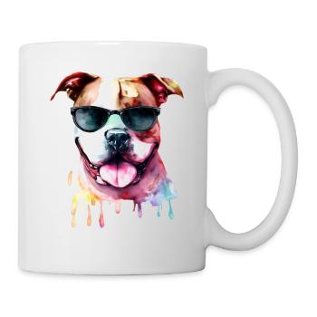 Pitbull - Tasse - Weiß - Rechts