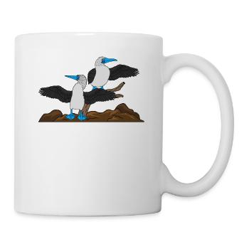 blue-footed booby - Mug - white - Right