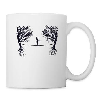 Balancieren Indoor Slackers Slackerliner Slackline - Tasse - Weiß - Rechts