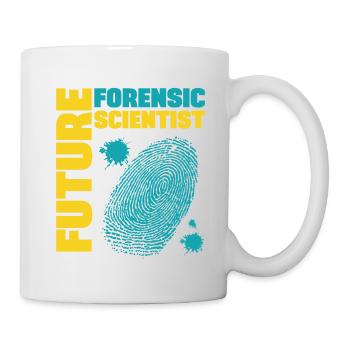 Future Forensic Scientist Forensic Criminology - Tasse - Weiß - Rechts