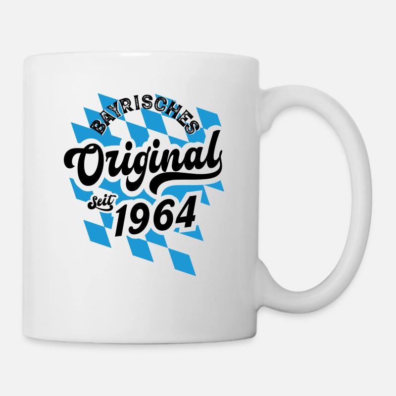 1964 Bayrisches Original seit 1964 Geburtstag - Tasse - Weiß
