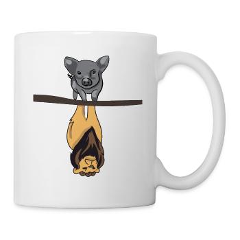 Wildschwein fühlt sich als Löwe / Löwin - Tasse - Weiß - Rechts