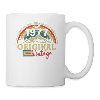 Original Vintage 1977 46/47 Ans - Tasse - Weiß - Rechts