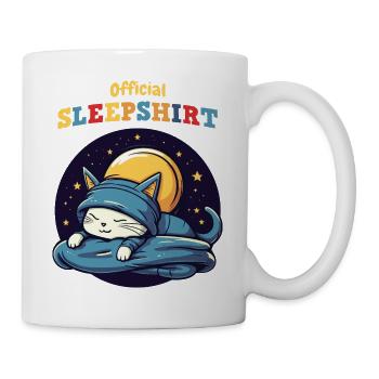 Official Sleep T-Shirt Cat - Mug - white - Right