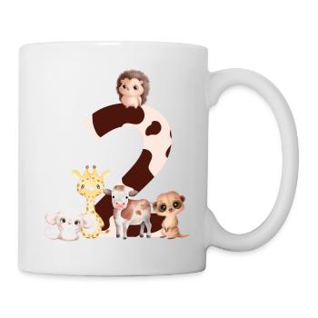 2nd Anniversary - Second Anniversary Animals - Mug - white - Right