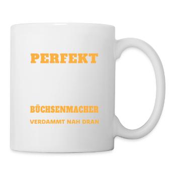Jagdwaffen Sportwaffen Büchsenmacher - Tasse - Weiß - Rechts