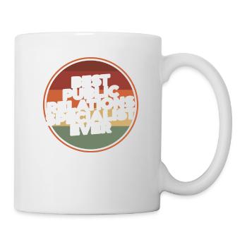 Vintage Best Public Relations Specialist Ever - Mug - white - Right