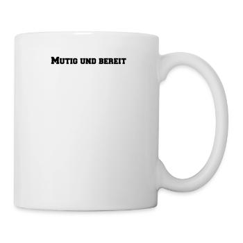 Feuerwehr - Mutig und bereit - Tasse - Weiß - Rechts
