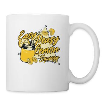 Easy Peasy Lemon Squeezy Lemonade Lover - Mug blanc - blanc - Droite