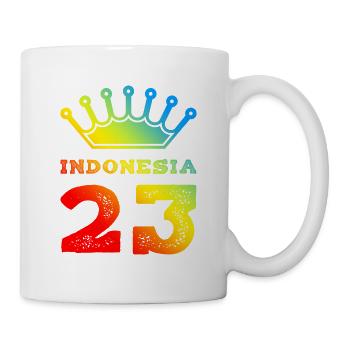 Indonesia 23 Trikot 2023 - Tasse - Weiß - Rechts