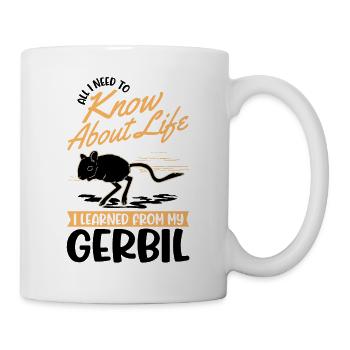 Gerbil Gift Racing Rat Gerbil - Mug - white - Right