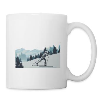 Auf Der Extra Meile Gibt Es Keinen Verkehr Skilang - Tasse - Weiß - Rechts