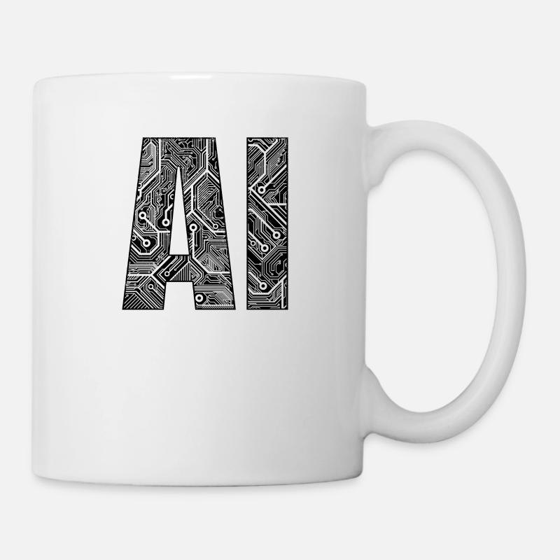 IA - Intelligence artificielle Machine Learning - Mug blanc - blanc