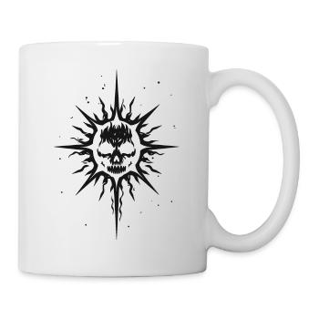 Skull Tribal Tiki Retro Mask - Mug - white - Right