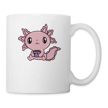 Coffee Cute Axolotl - Mug - white - Right
