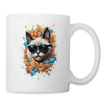 Siamese Cat Meow Cat Lover Design - Mug - white - Right
