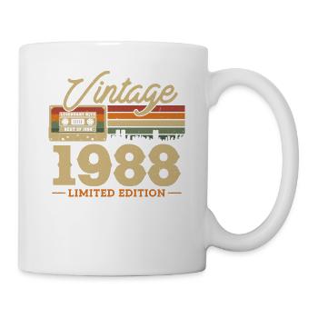 1988 Fête d’anniversaire - Mug blanc - blanc - Droite