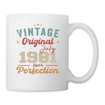 July 1981 Birthday July 1981 Original 1981 July - Mug - white - Right