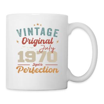 Juillet 1970 Anniversaire Juillet 1970 Original 1970 Juillet - Mug blanc - blanc - Droite