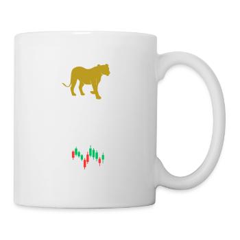 Mutiger Fearless Investor - Tasse - Weiß - Rechts