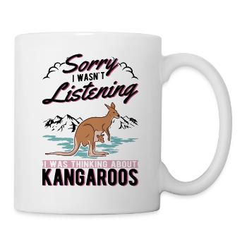 Kangourou australien Kangourou australien - Mug blanc - blanc - Droite