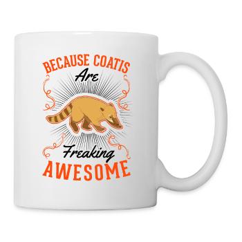 Coati Cadeau Proboscis Bear Coati - Mug blanc - blanc - Droite