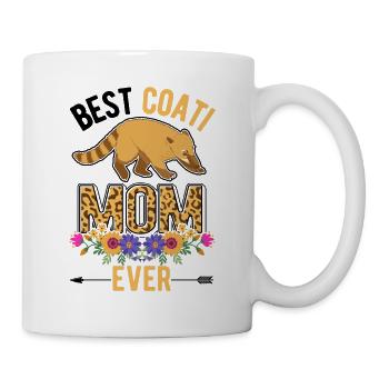 Meilleure maman coati - Mug blanc - blanc - Droite