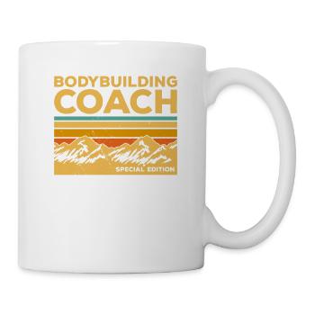 Vintage Special Edition Bodybuilding Coach - Mug - white - Right