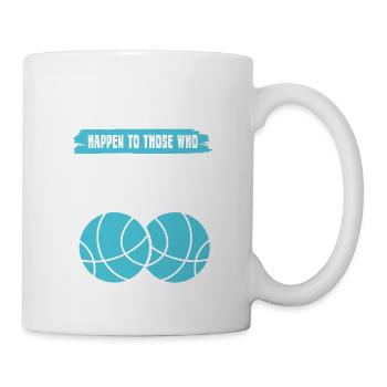 hustle basketball - Tasse - Weiß - Rechts