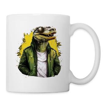 Street style crocodile | Crocodile lovers - Mug - white - Right