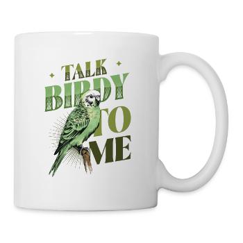 Talk Birdy To Me - Wellensittich - Tasse - Weiß - Rechts