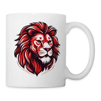 Red Lion from Luxemburg - Mug - white - Right