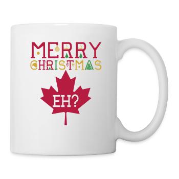 Merry Christmas! Canada Holiday Winter Families - Mug - white - Right