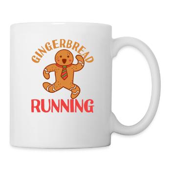 Lebkuchen-Laufteam You Can't Catch Me Weihnachten - Tasse - Weiß - Rechts
