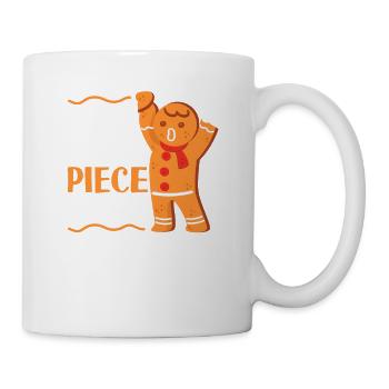Tu veux un morceau de moi? Biscuits de Noël - Mug blanc - blanc - Droite