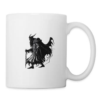 Horror Krampus T-Shirt Evil Christmas Custom. - Mug - white - Right