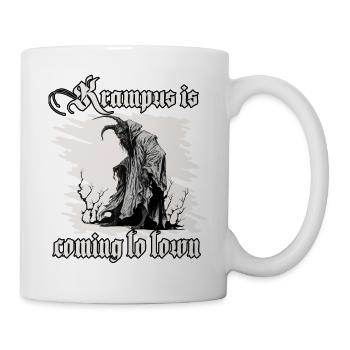 Krampus T-Shirt für die gruseligste Zeit des - Tasse - Weiß - Rechts