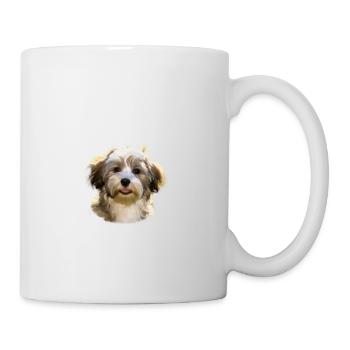 Vorsicht - Bissiges Frauchen - Havaneser - Tasse - Weiß - Rechts