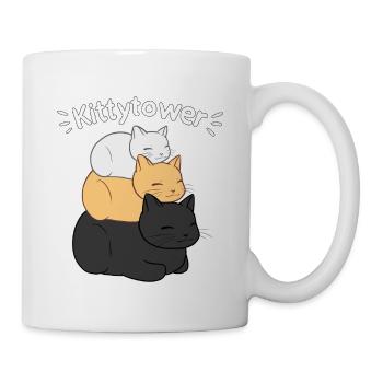 kittytower2 - Tasse - Weiß - Rechts