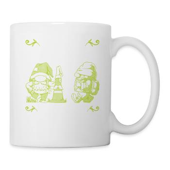 Gartenzwerg Für Gartenzwerg Liebhaber Gärtner Lust - Tasse - Weiß - Rechts