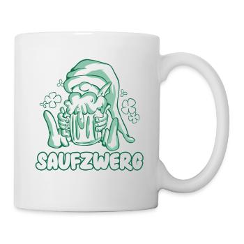Gartenzwerg Für Gartenzwerg Liebhaber Gärtner Lust - Tasse - Weiß - Rechts