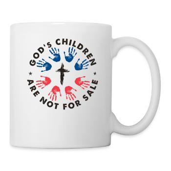 God's Children Are Not For Sale - Mug - white - Right
