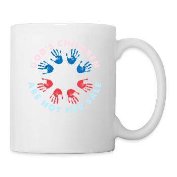 God's Children Are Not For Sale - Mug - white - Right