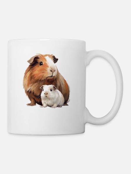 Niedliches Meerschweinchen Meerschweinchen Kind - Tasse - Weiß