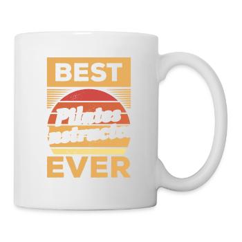 Vintage meilleur instructeur de Pilates de tous les temps - Mug blanc - blanc - Droite