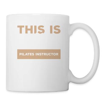 So sieht ein großartiger Pilates-Trainer aus - Tasse - Weiß - Rechts