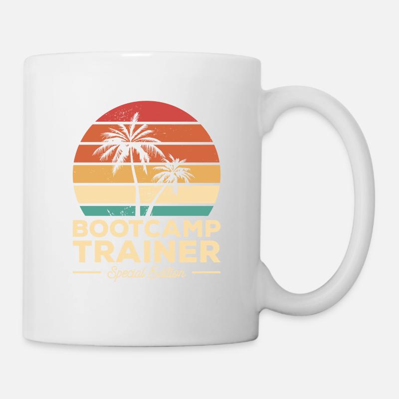 Vintage Bootcamp Trainer Special Edition Training - Tasse - Weiß